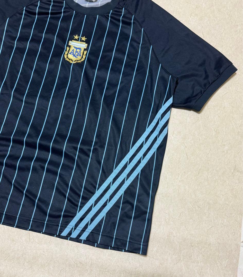 adidas アルゼンチン代表　2006 ゲームシャツ　トレーニングシャツ　短丈