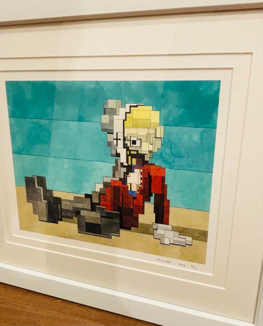 ADAM LISTER アダムリスター シルクスクリーン　KAWSモデル　アート