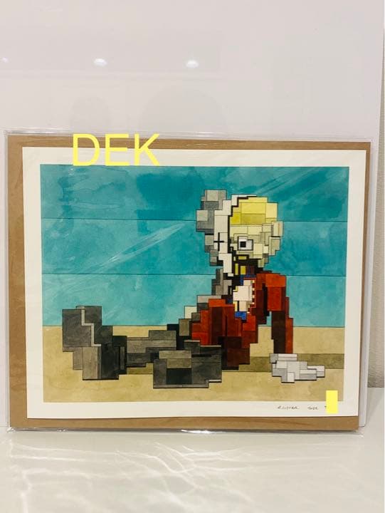ADAM LISTER アダムリスター シルクスクリーン　KAWSモデル　アート