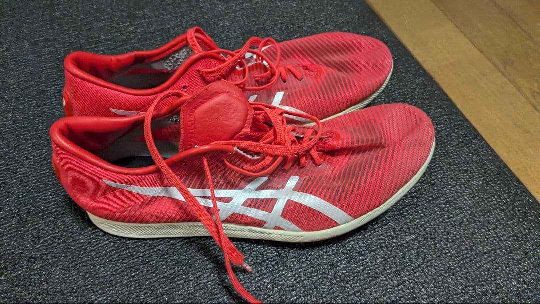 ASICS　コスモレーサーレッド スパイクシューズ 陸上競技用