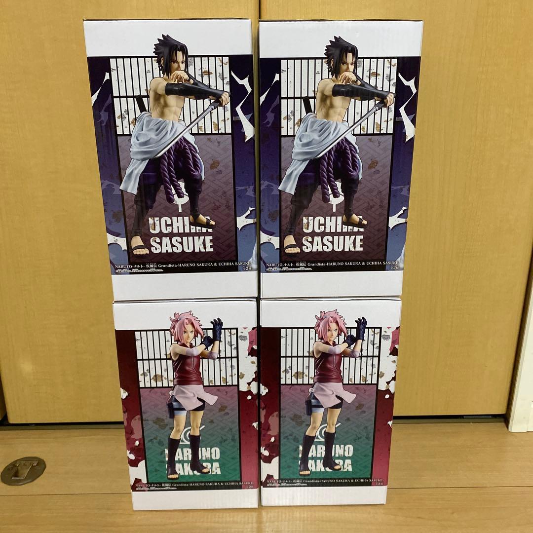 NARUTO Grandista サクラ サスケ 4個セット