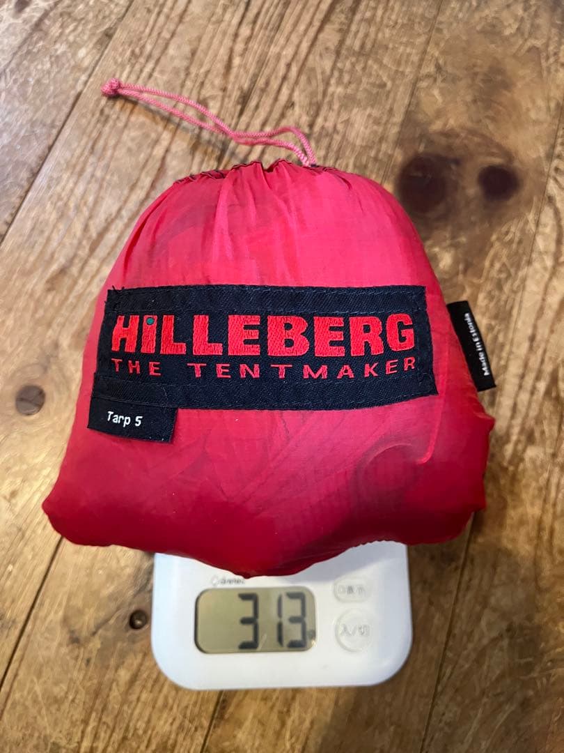 HILLEBERG Tarp5 UL 赤 ヒルバーグ 美品