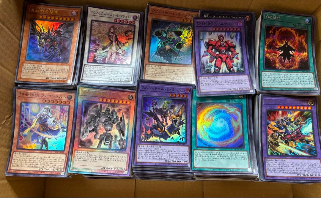 遊戯王 光り物 大量 3000枚 まとめ売り スーパー以上 トレカ