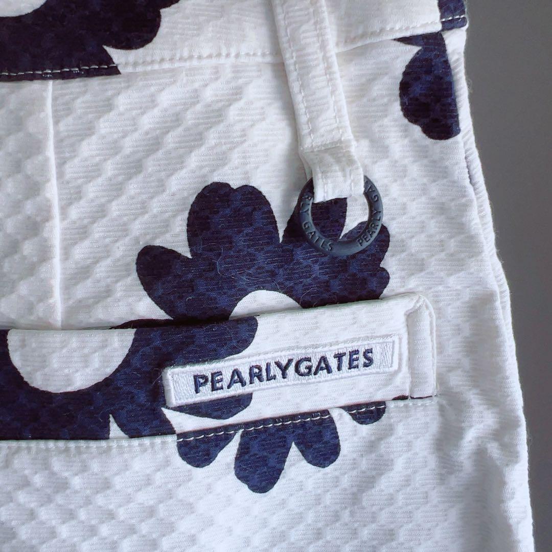 PEARLY GATES フラワーパターン スカート