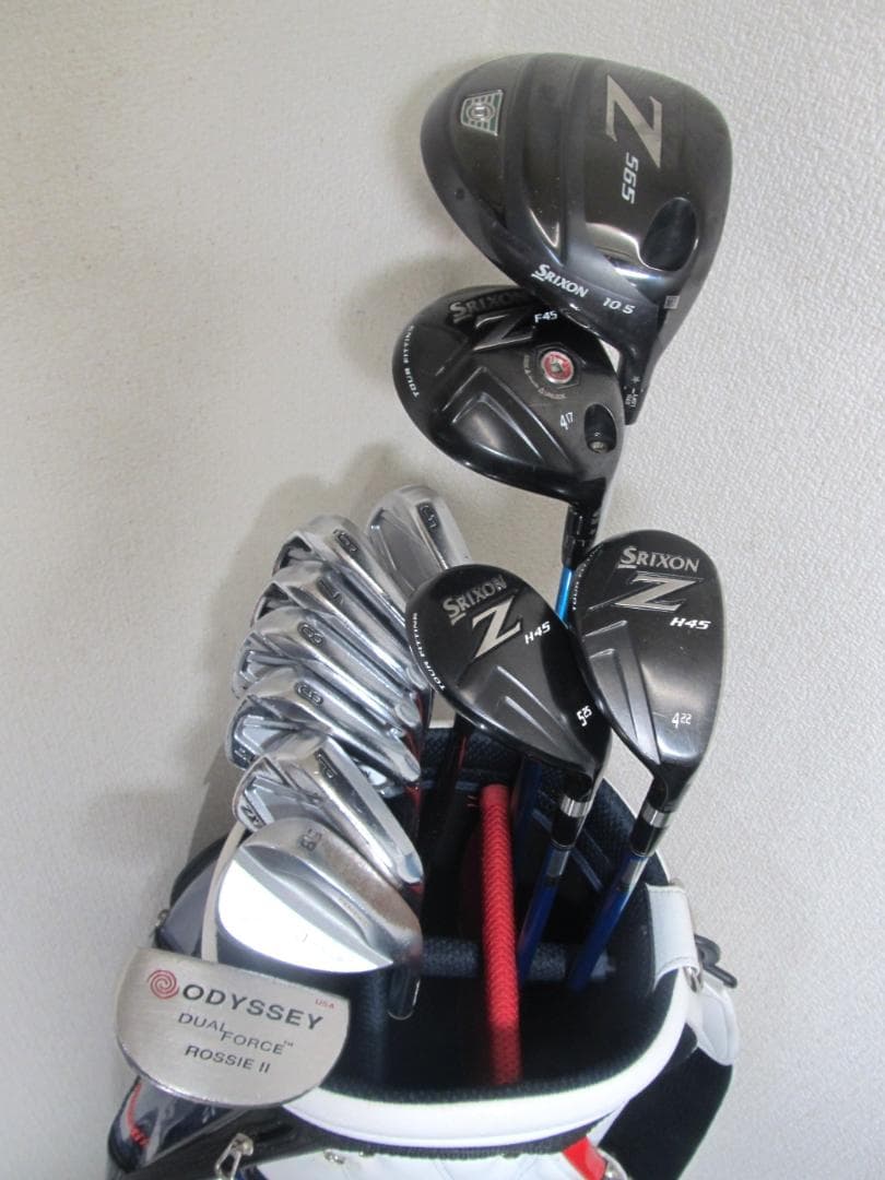 ☆人気Srixon激安フルセット☆ZX7☆Z565☆Z F45☆ルコックバック