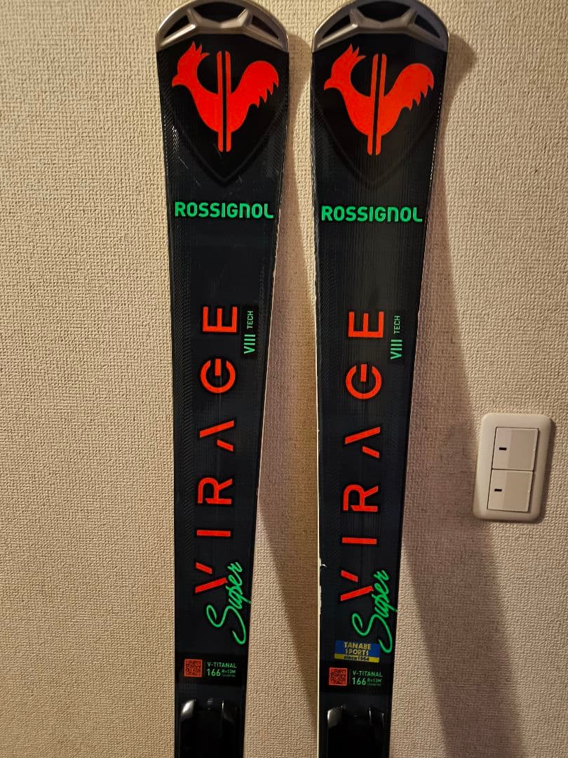 スキー ROSSIGNOL SUPER VIRAGE VIII TECH 166cm