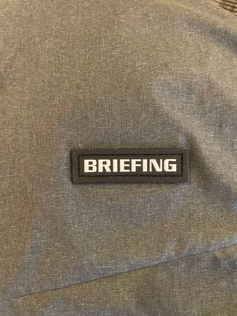 「美品」BRIEFING ゴルフ　ウィンドベスト　　グレー　XL