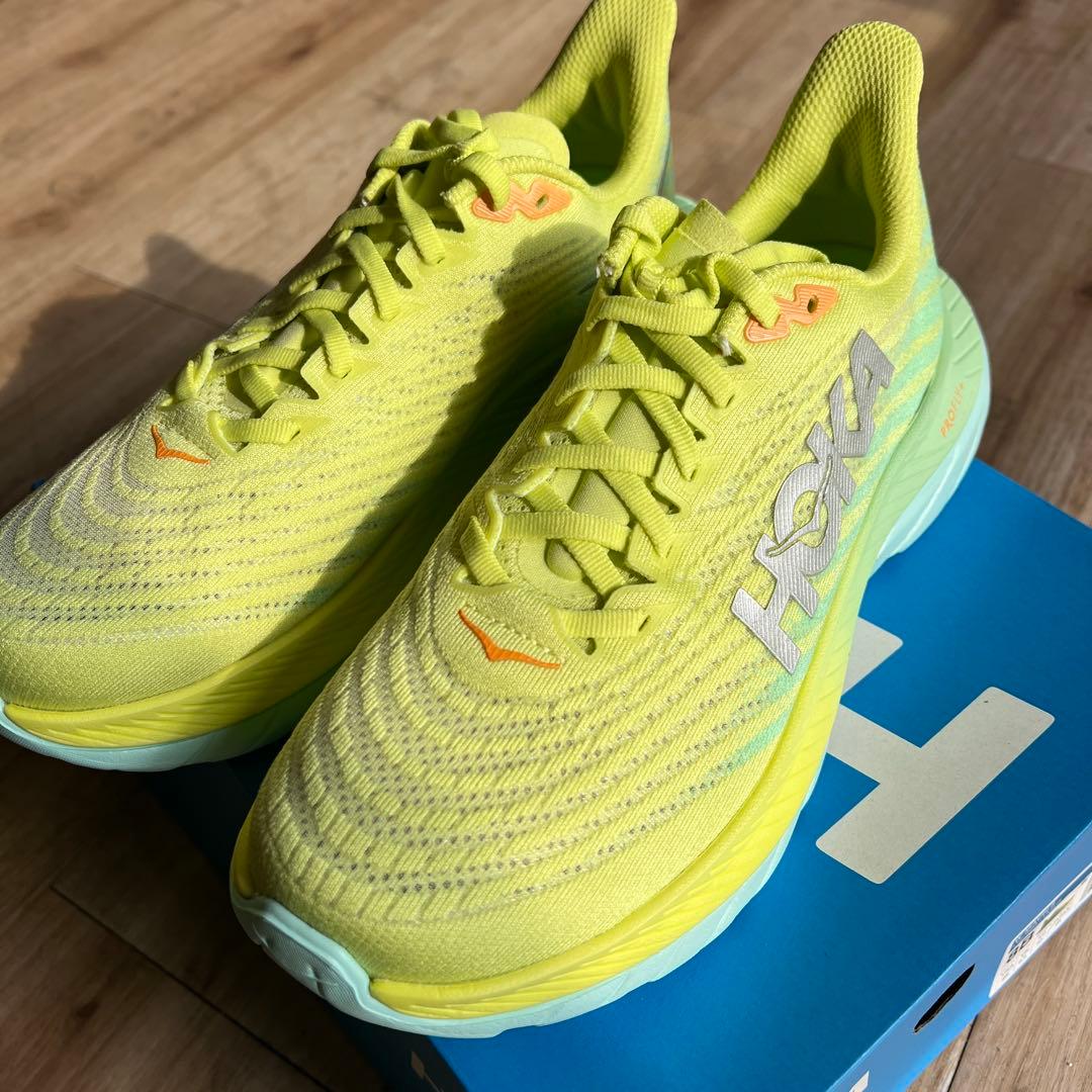 新品　HOKA MACH5 25cm
