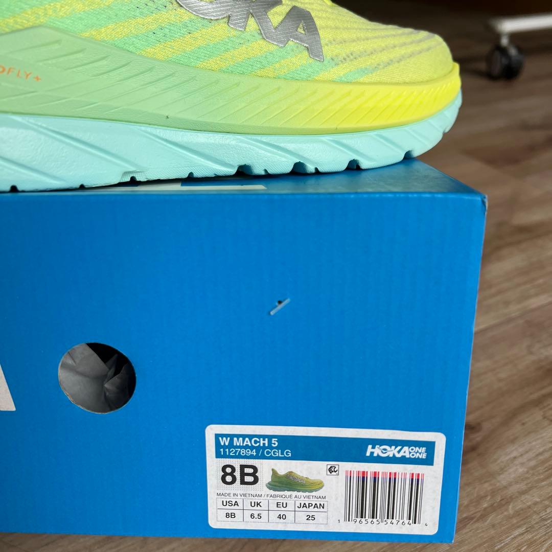 新品　HOKA MACH5 25cm