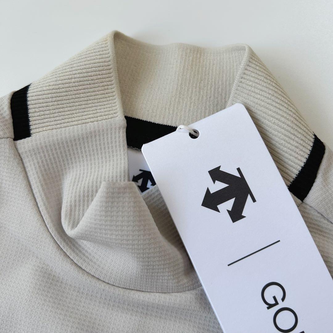 未使用　タグ付き　DESCENTE GOLF デサントゴルフ　モックネックシャツ