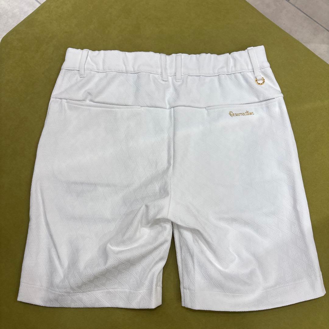 レザレクション ホワイト ゴルフパンツ Lサイズ