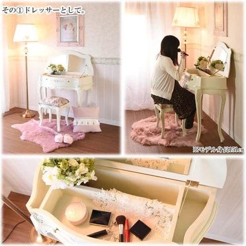 コンソールドレッサー＆スツールセット