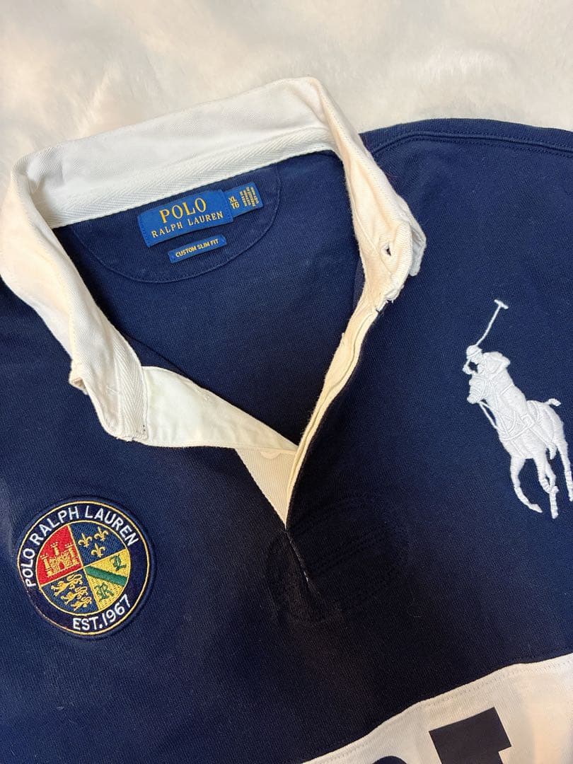 【完売商品】現行タグPOLO RALPH LAUREN ラガーシャツコットン