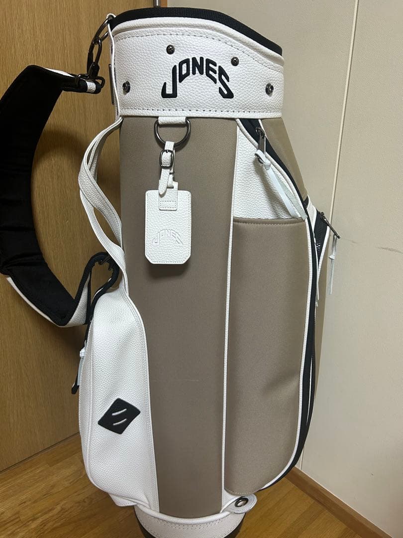 JONES キャディバッグ ベージュ　キャメル