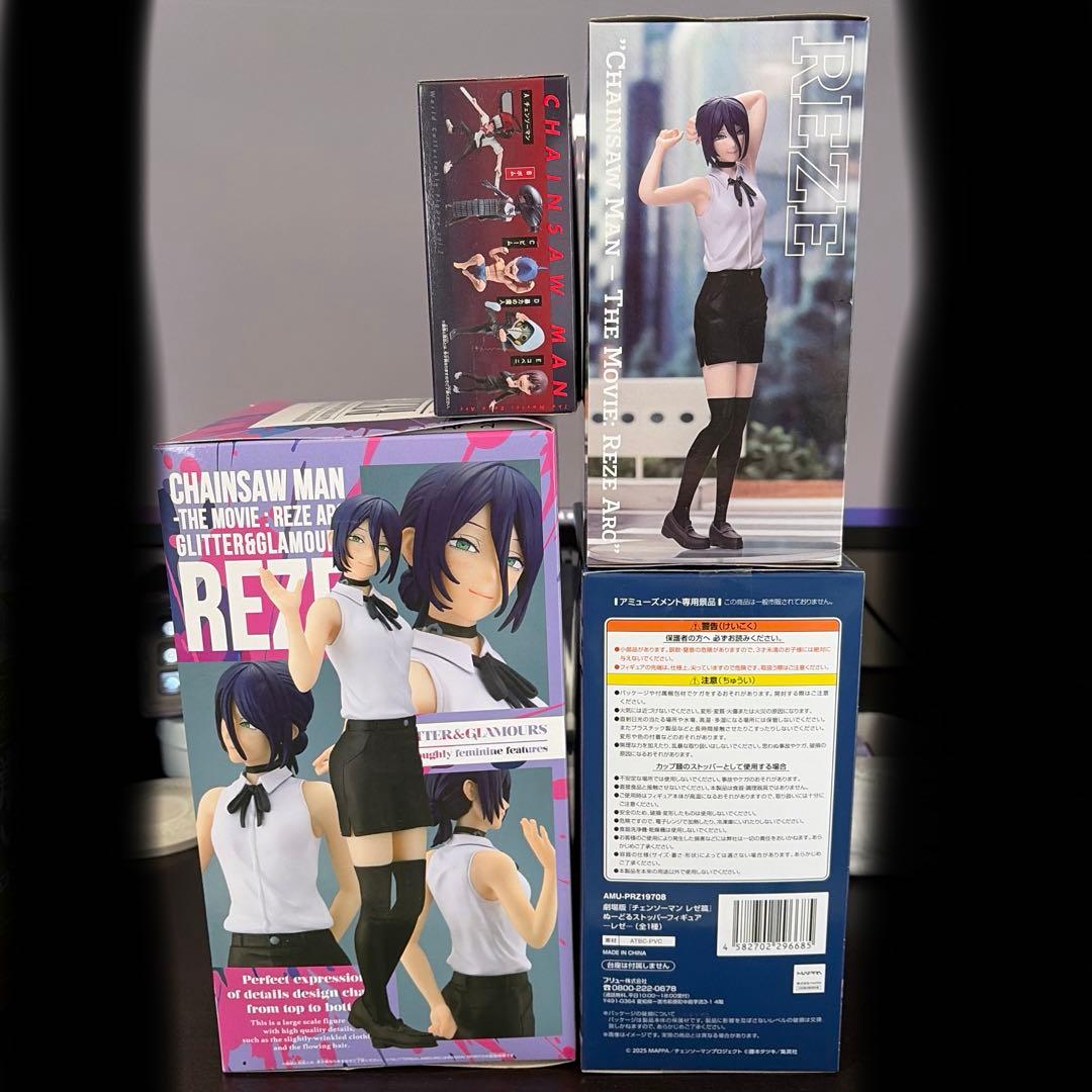 未開封レゼフィギュア 4点