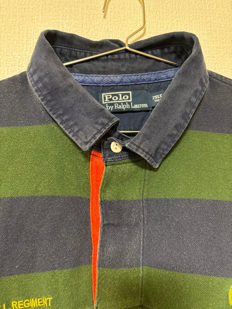 Polo Ralph Lauren 半袖シャツ ラガーシャツ ネイビー グリーン