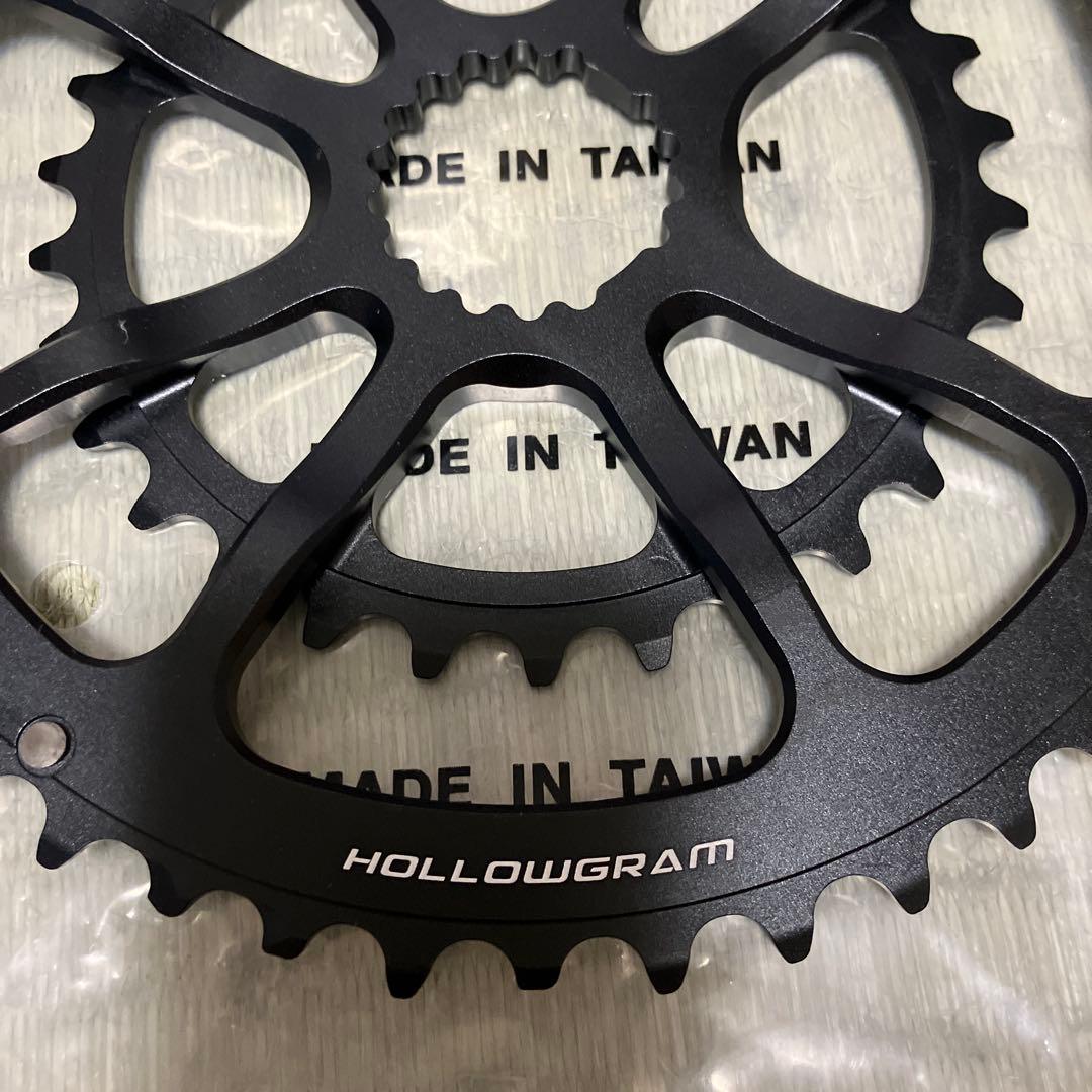 HOLLOWGRAM チェーンリング 46/30T ブラック