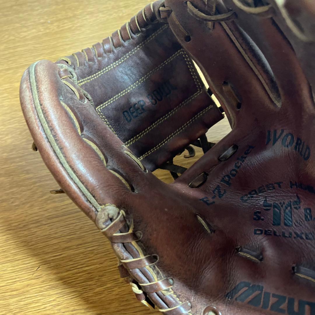 ミズノ ワールドウィン 一般軟式 グローブ グラブ 内野用 日本製 美品