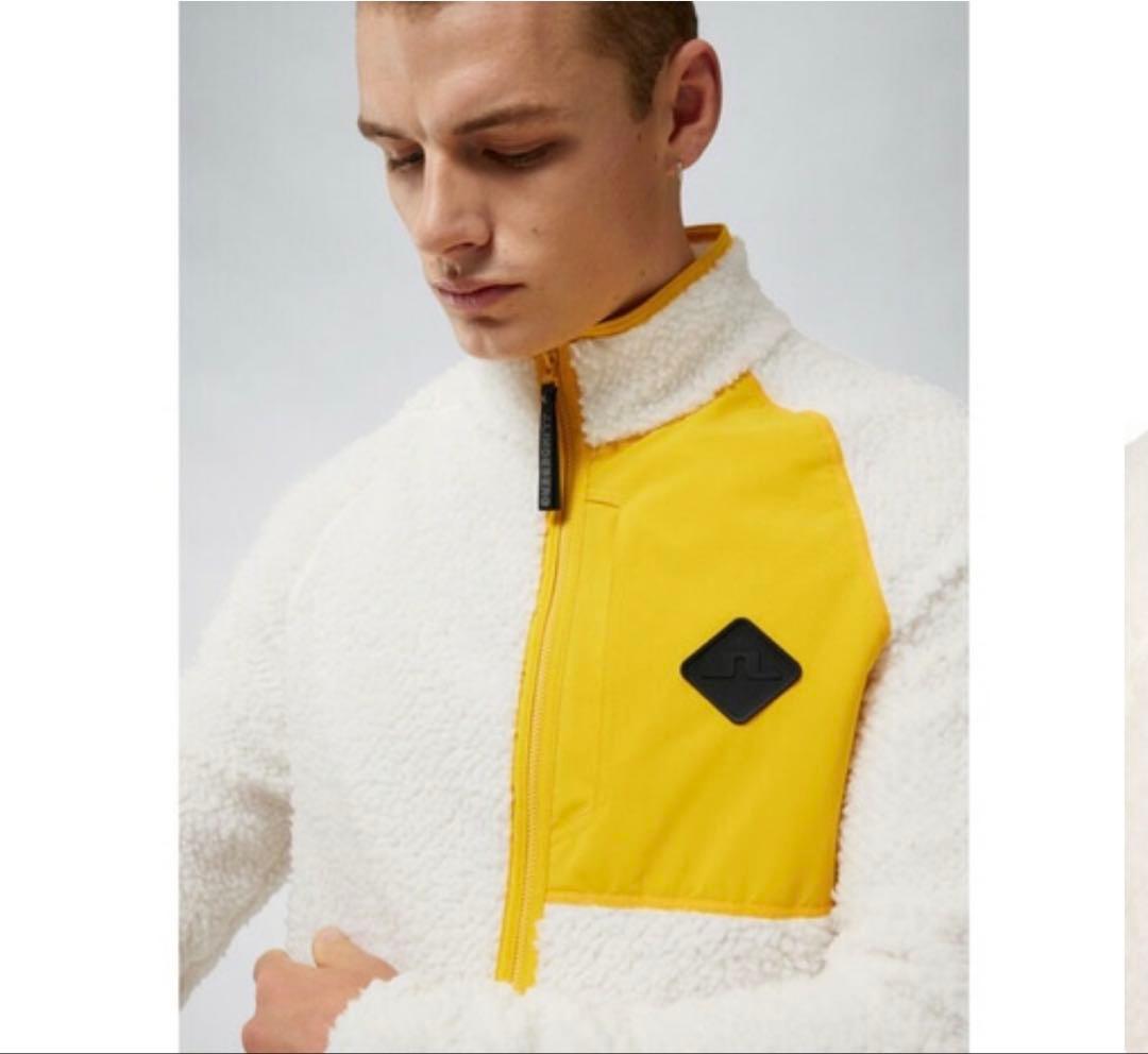 専用 J.LINDEBERG ボア ダブルジップ ミッドレイヤー ブルゾン 秋冬
