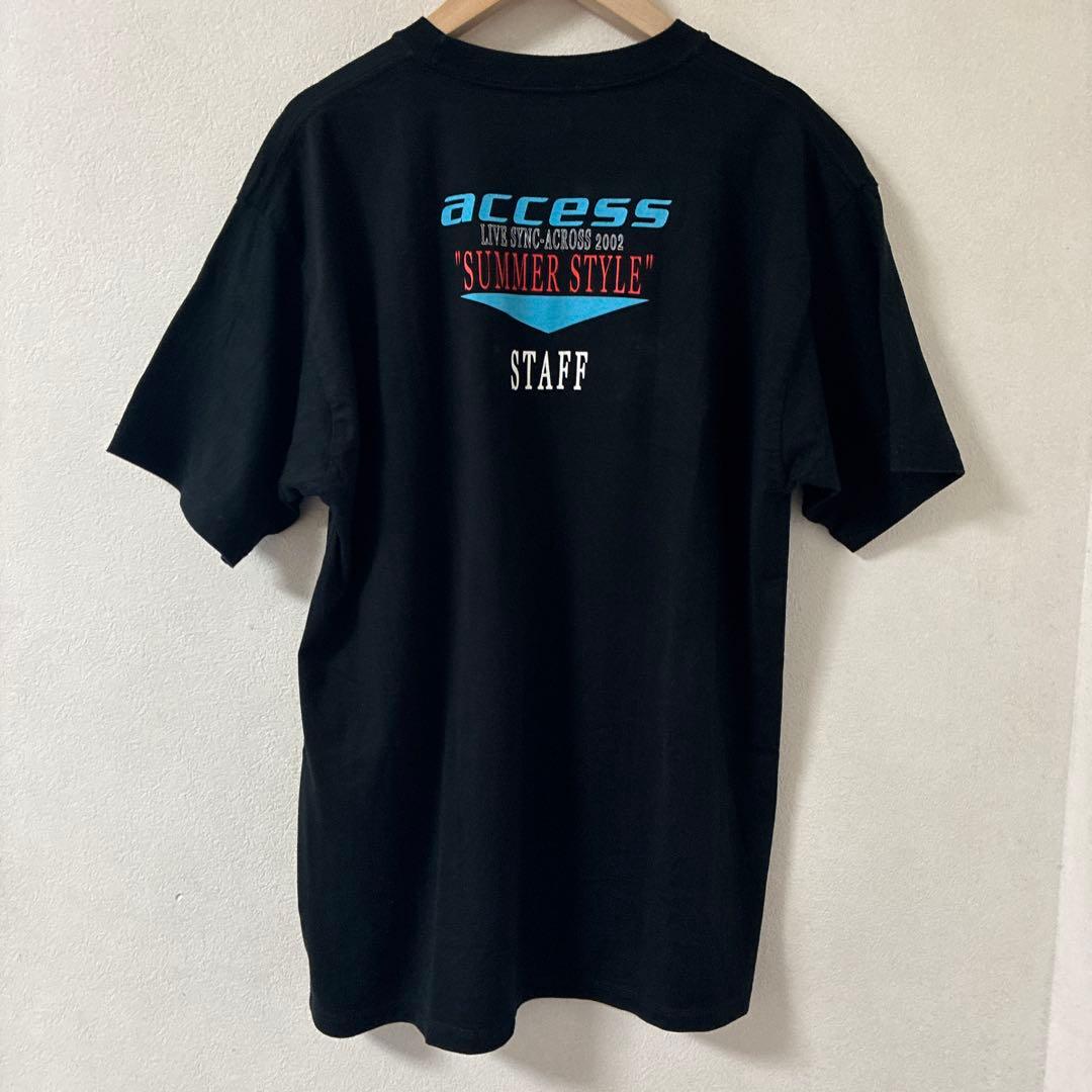 access アクセス 2002 ツアーtシャツ スタッフ 非売品 Lサイズ