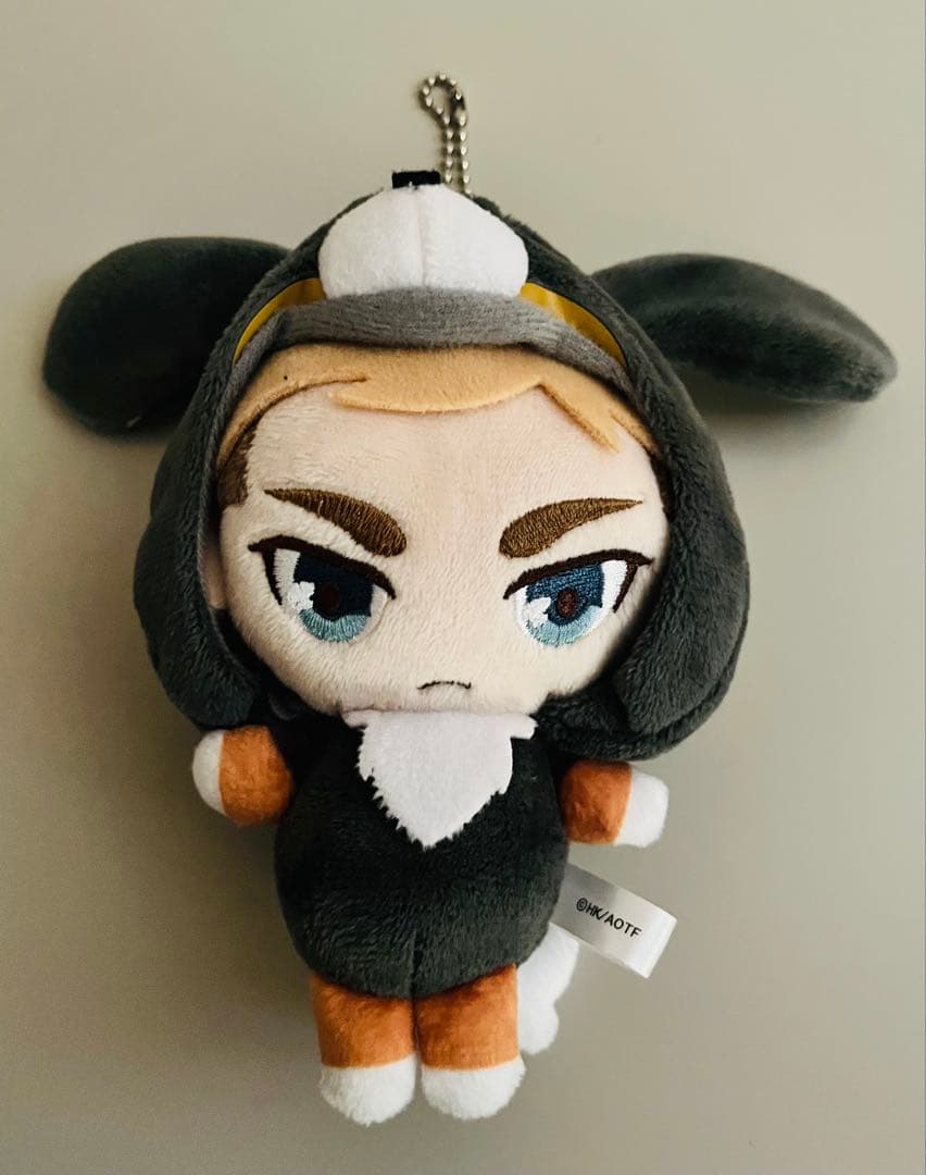 あにまるっこ　ぬいぐるみマスコット　エルヴィン　ボールチェーン付き