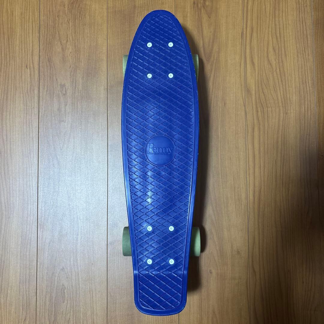 【美品】Penny スケートボード ブルー 60センチ