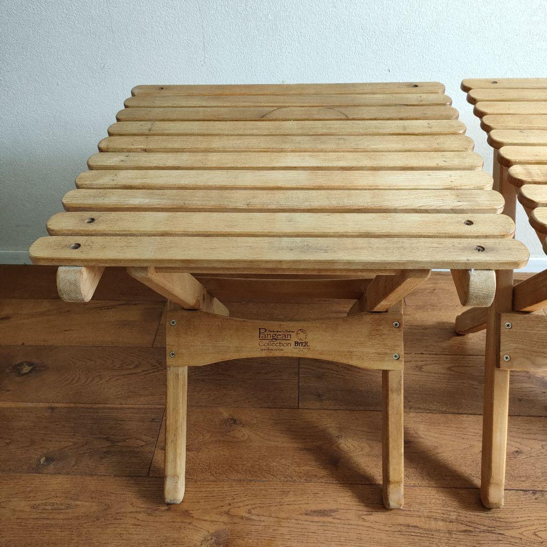 専用です バイヤー 木製折りたたみテーブル&サコッシュ