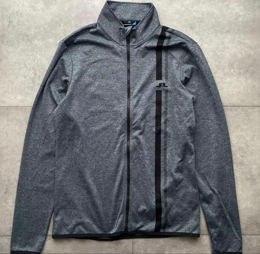 美品　J.LINDEBERG ジップパーカー　ロゴ