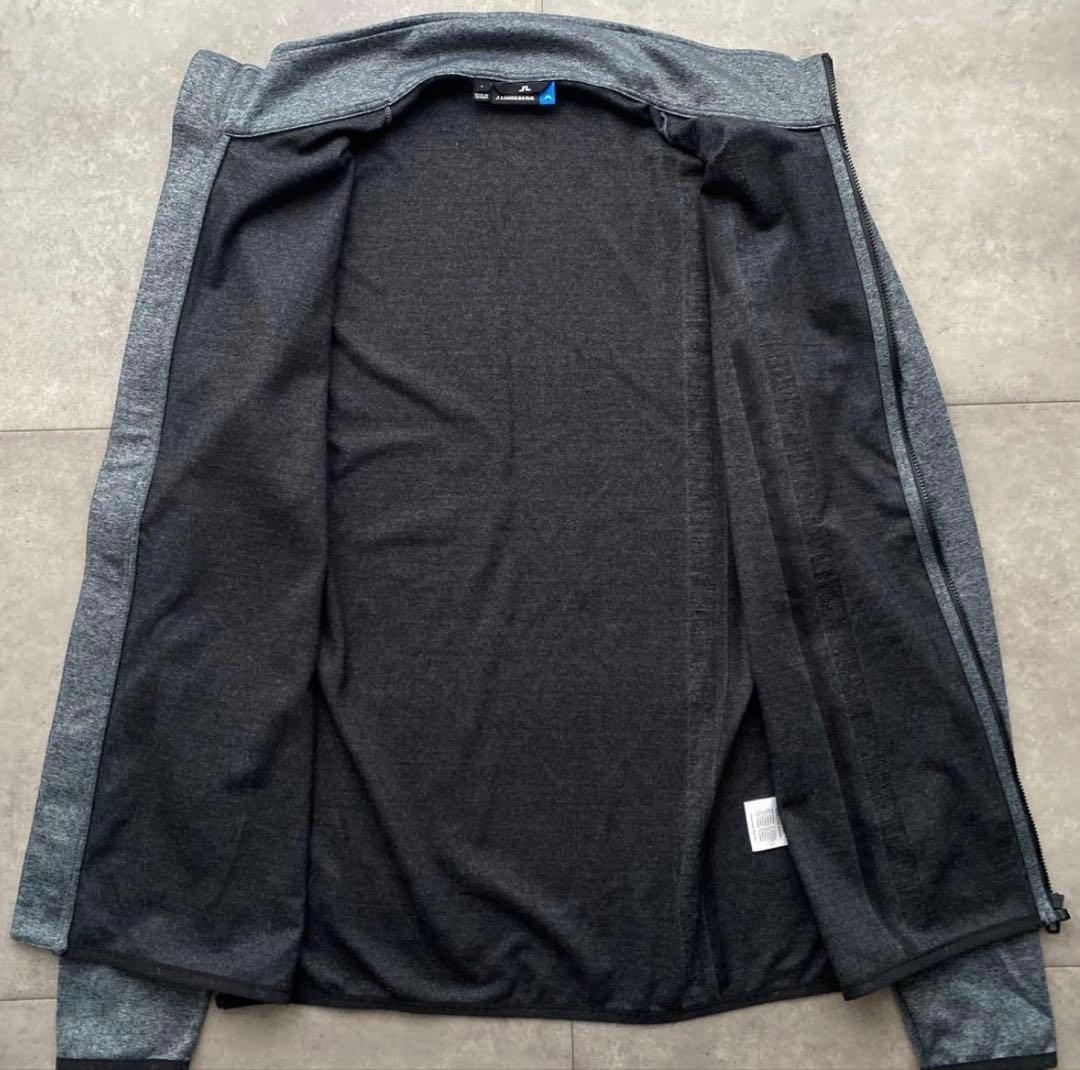 美品　J.LINDEBERG ジップパーカー　ロゴ