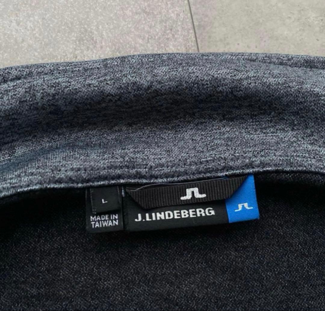 美品　J.LINDEBERG ジップパーカー　ロゴ