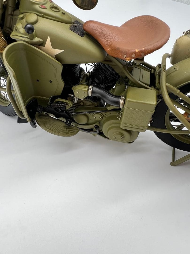 No435ジャンクミニカー バイク箱無し1942HARLEY-DAVIDSON