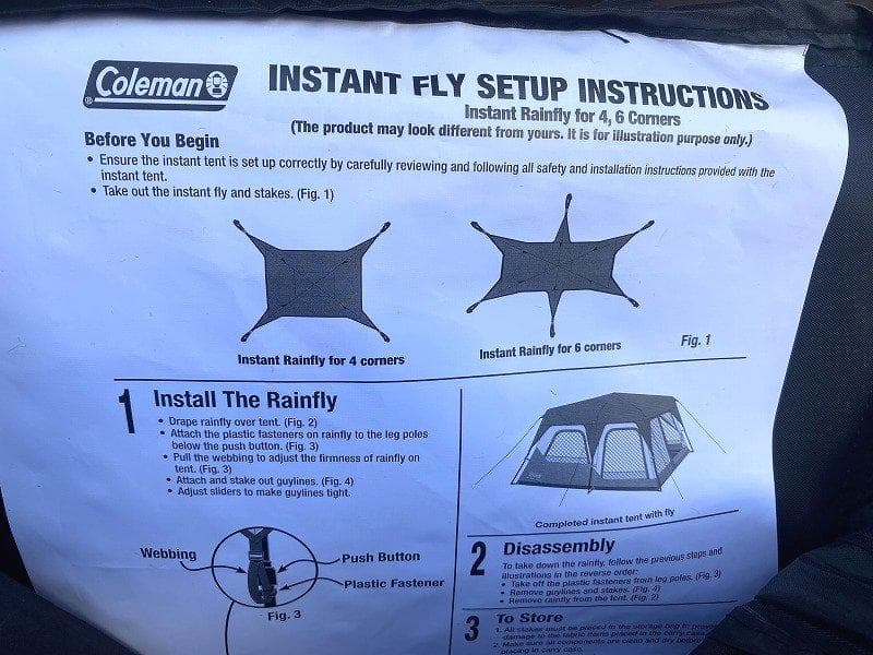 未使用！Coleman コールマン インスタントテント用 レインフライ