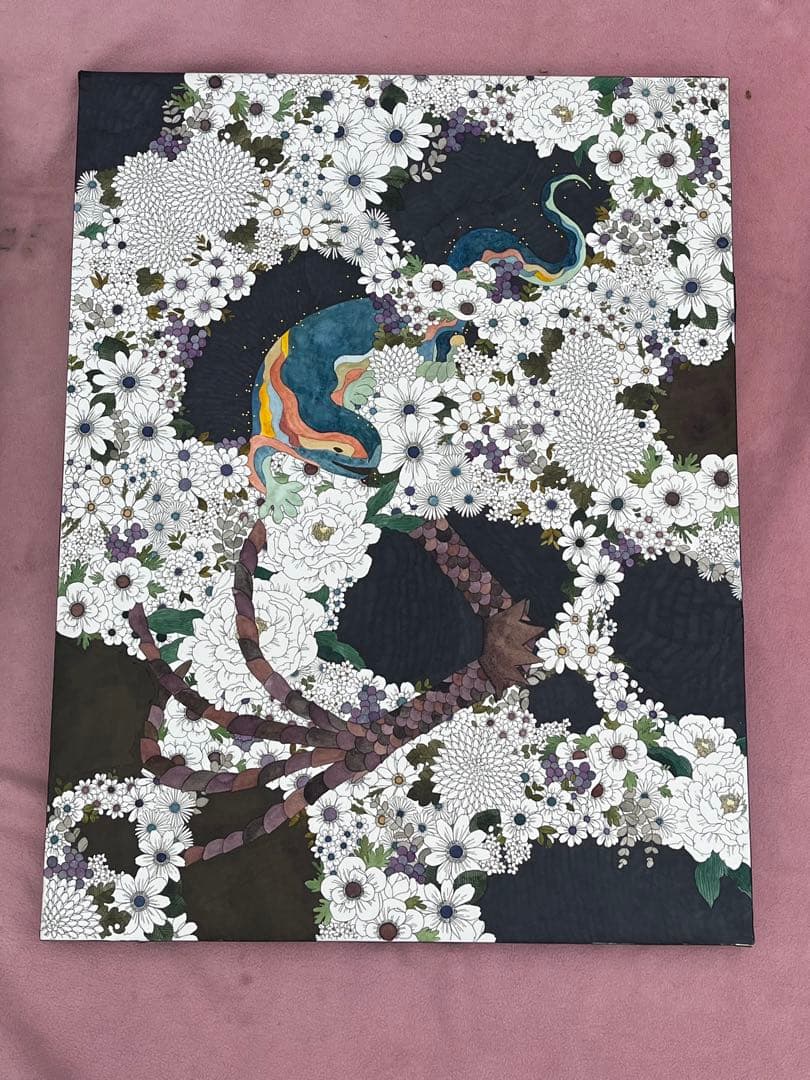 真作•水彩画で独特な表現2作品での出品