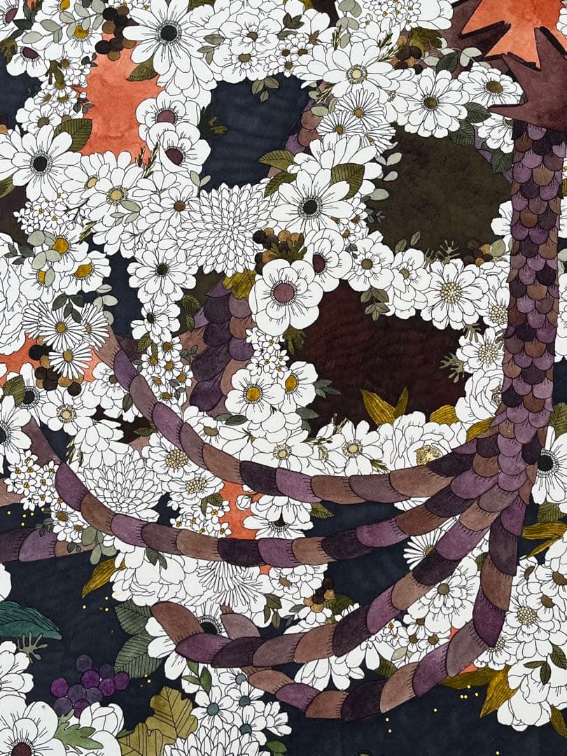 真作•水彩画で独特な表現2作品での出品