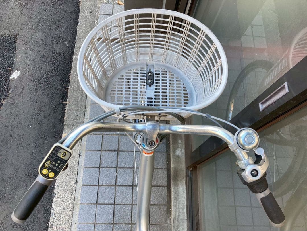 中古電動自転車 ヤマハPAS 26インチ シルバー横浜 №3710
