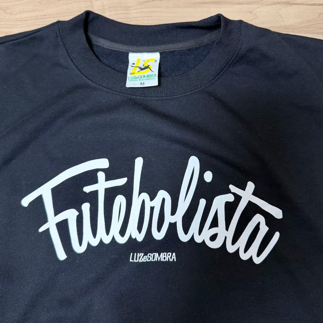 【Mサイズ】FUTEBOLISTA CREW SWEAT BLK クルーネック