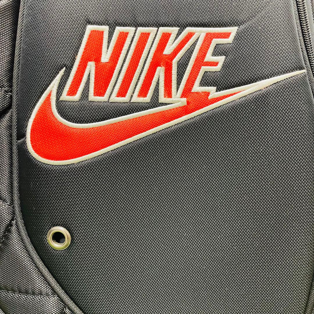 NIKE キャディバッグ ブラック/レッド ゴルフ 黒色
