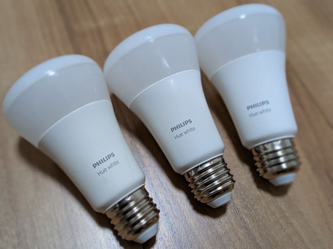 PHILIPS Hue White 3個セット+Hueブリッジ 動作確認済み