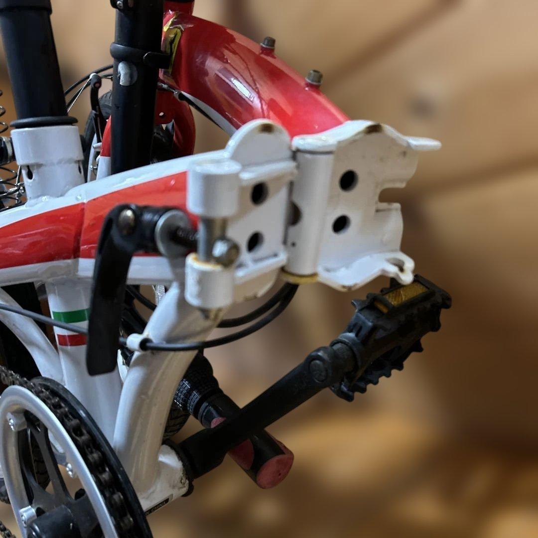Ferrari(フェラーリ) レッド 折りたたみ自転車 20インチ シマノ7速