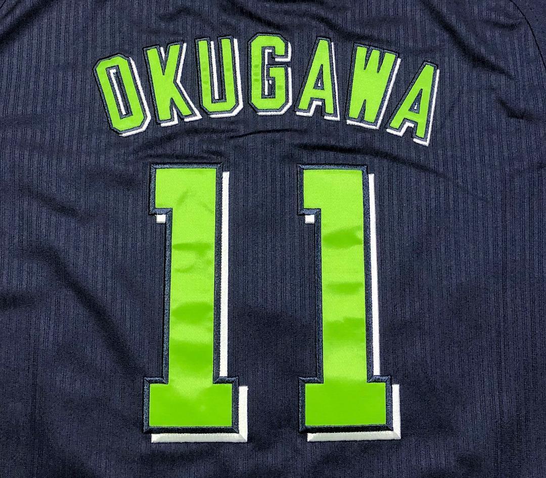 ヤクルトスワローズ　ユニフォーム　S　奥川投手　11番　ビジター　刺繍ワッペン