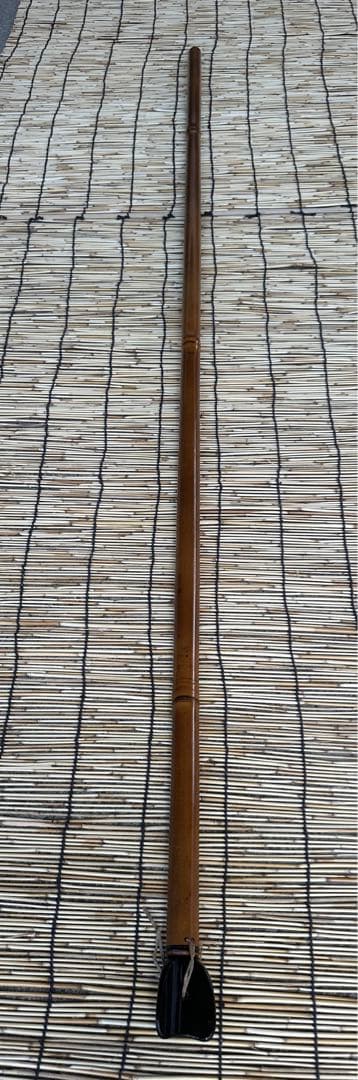 竿治作 ボラ竿(キス竿)金梨地塗り口巻 1本仕舞 3本継11尺6寸 349cm