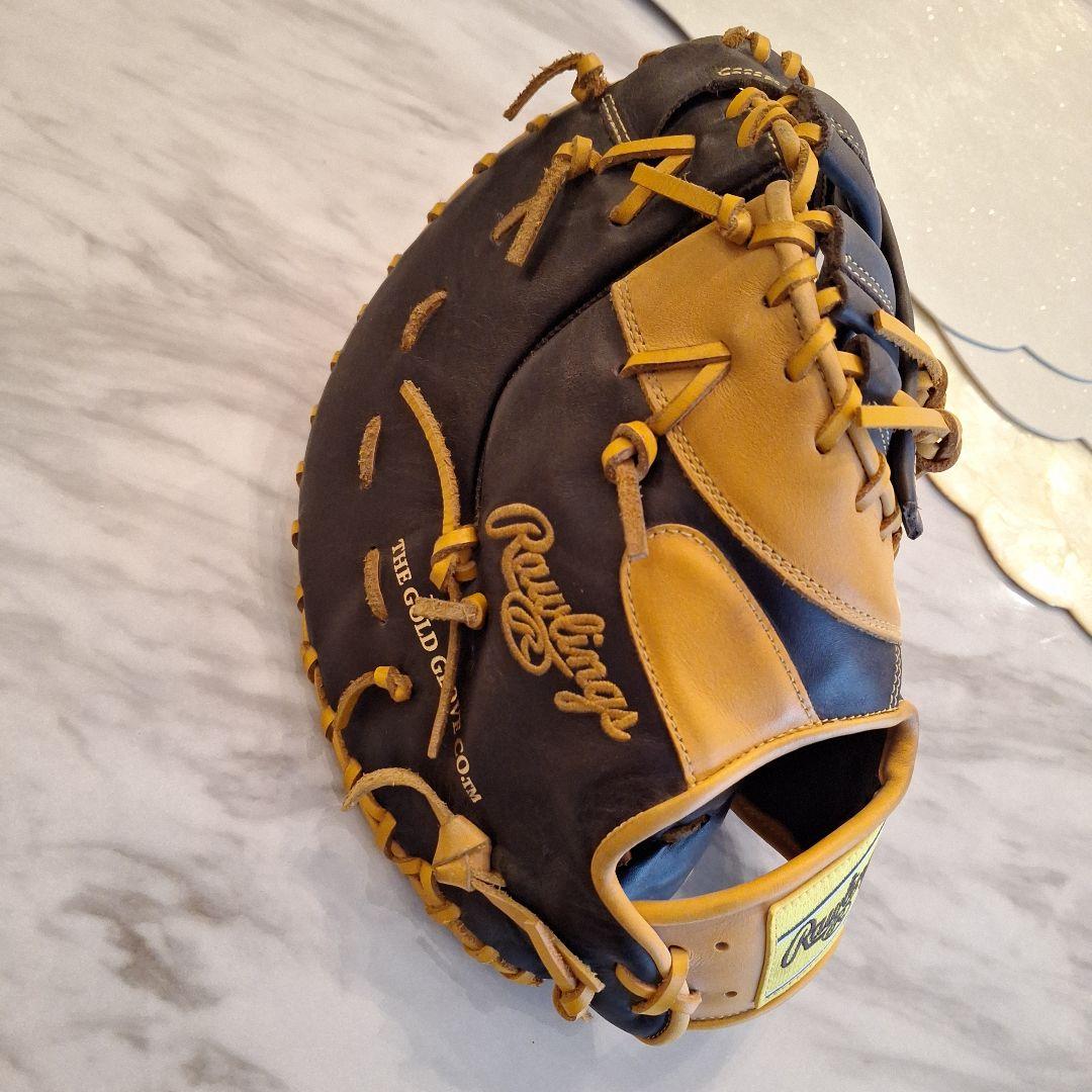 Rawlings The Gold Glove 軟式グローブ 黒/黄