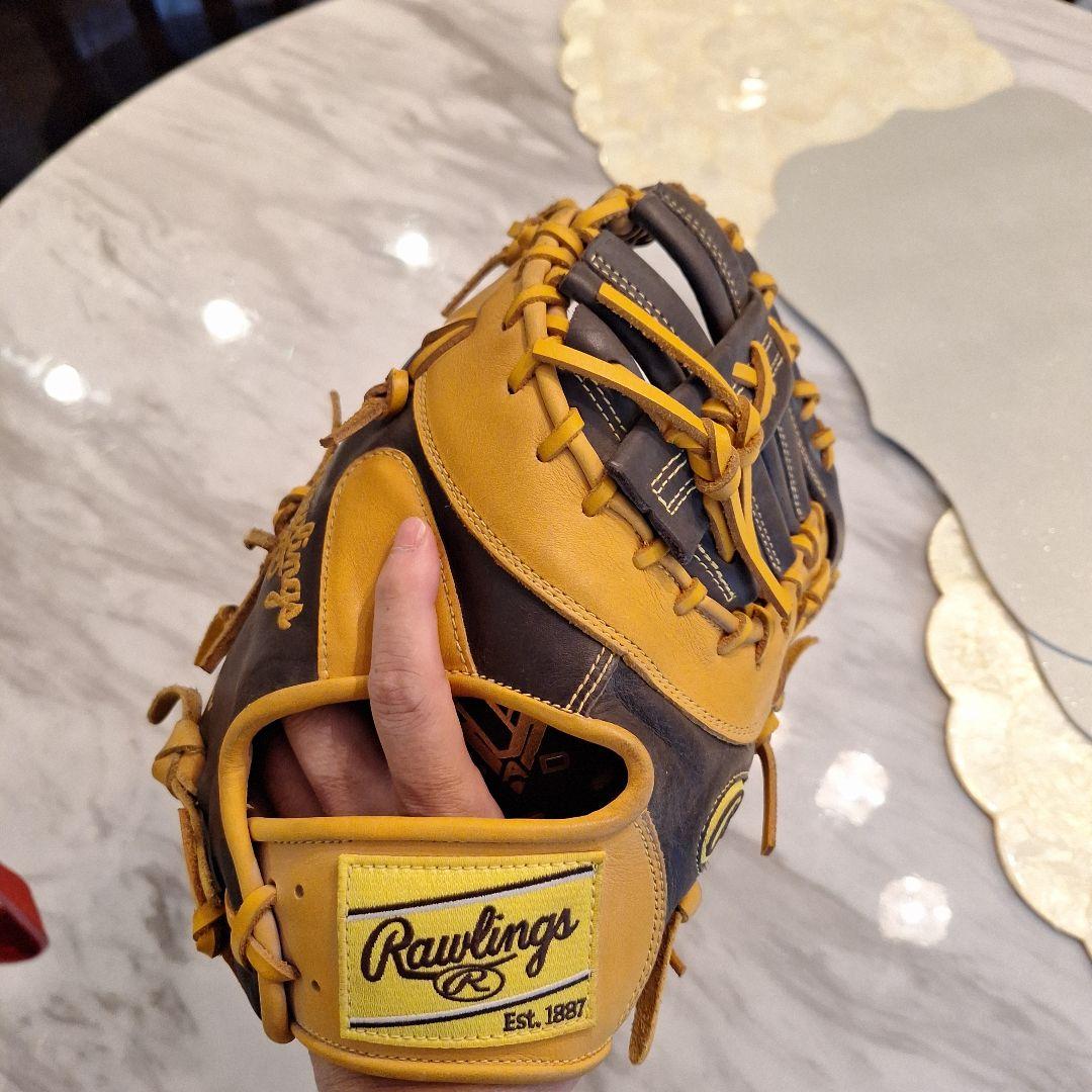 Rawlings The Gold Glove 軟式グローブ 黒/黄