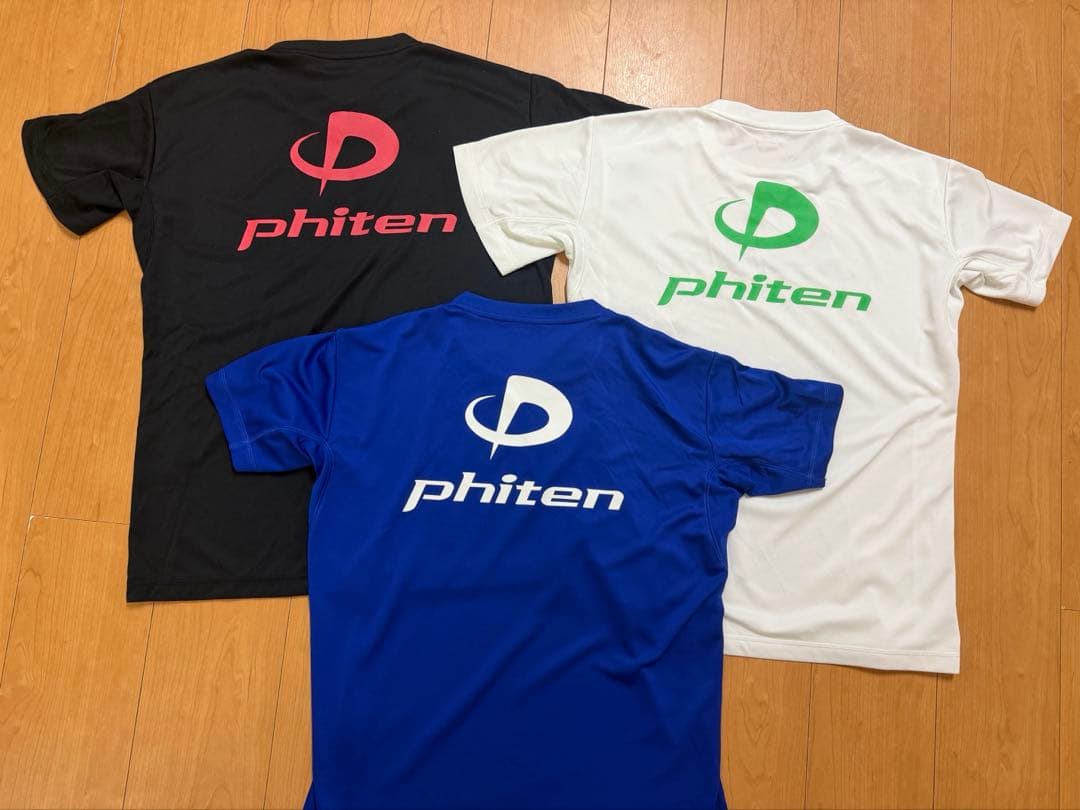 phiten ロゴ入り TシャツＬサイズ3枚セット
