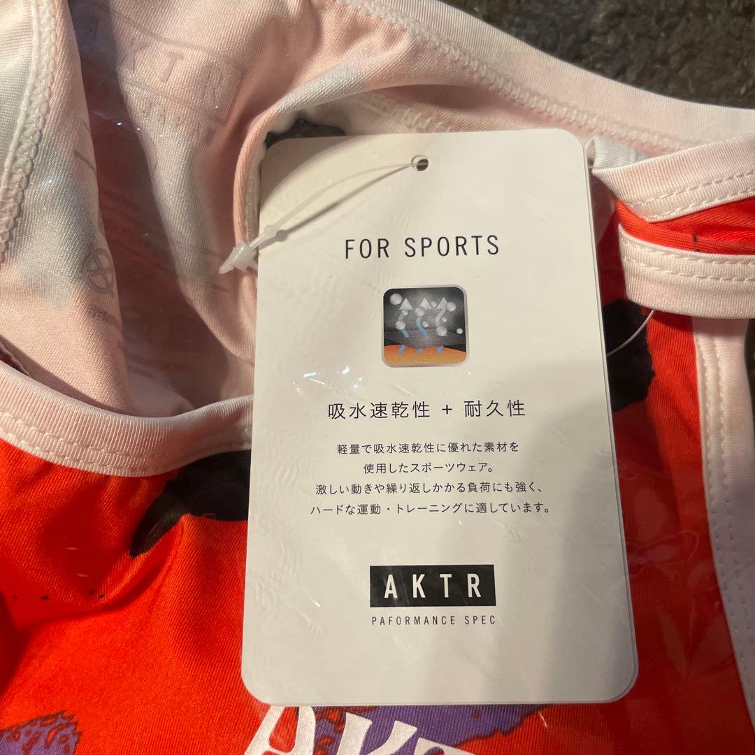 AKTR スポーツブラ Lサイズ 赤