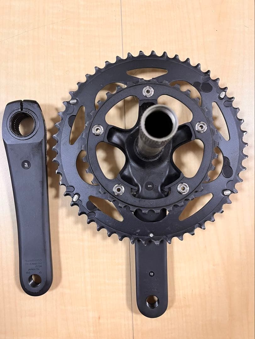 SHIMANO FC5700 クランク　50-34 165mm