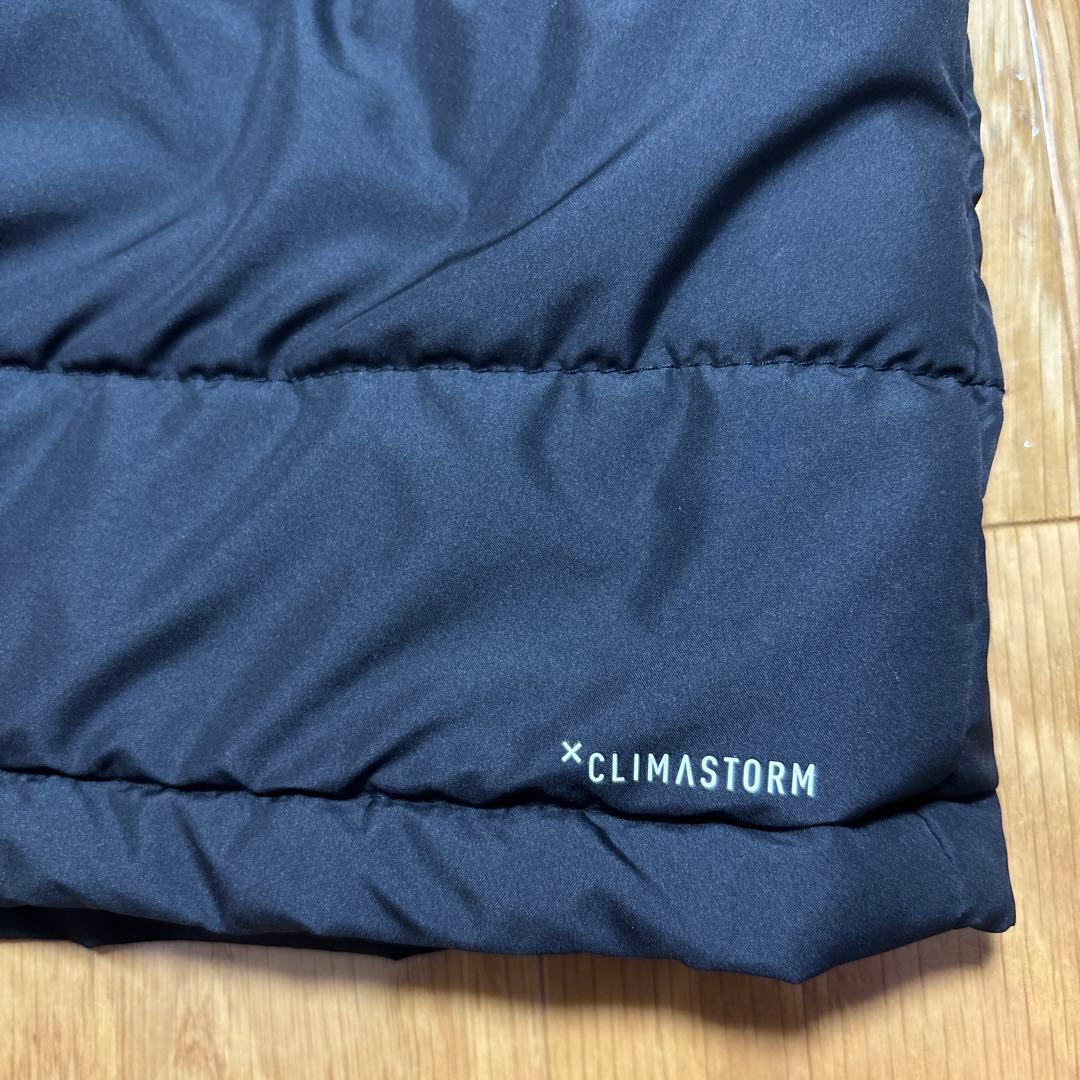 adidas ベンチコート 160 アディダス　黒　サッカー　子ども用　キッズ