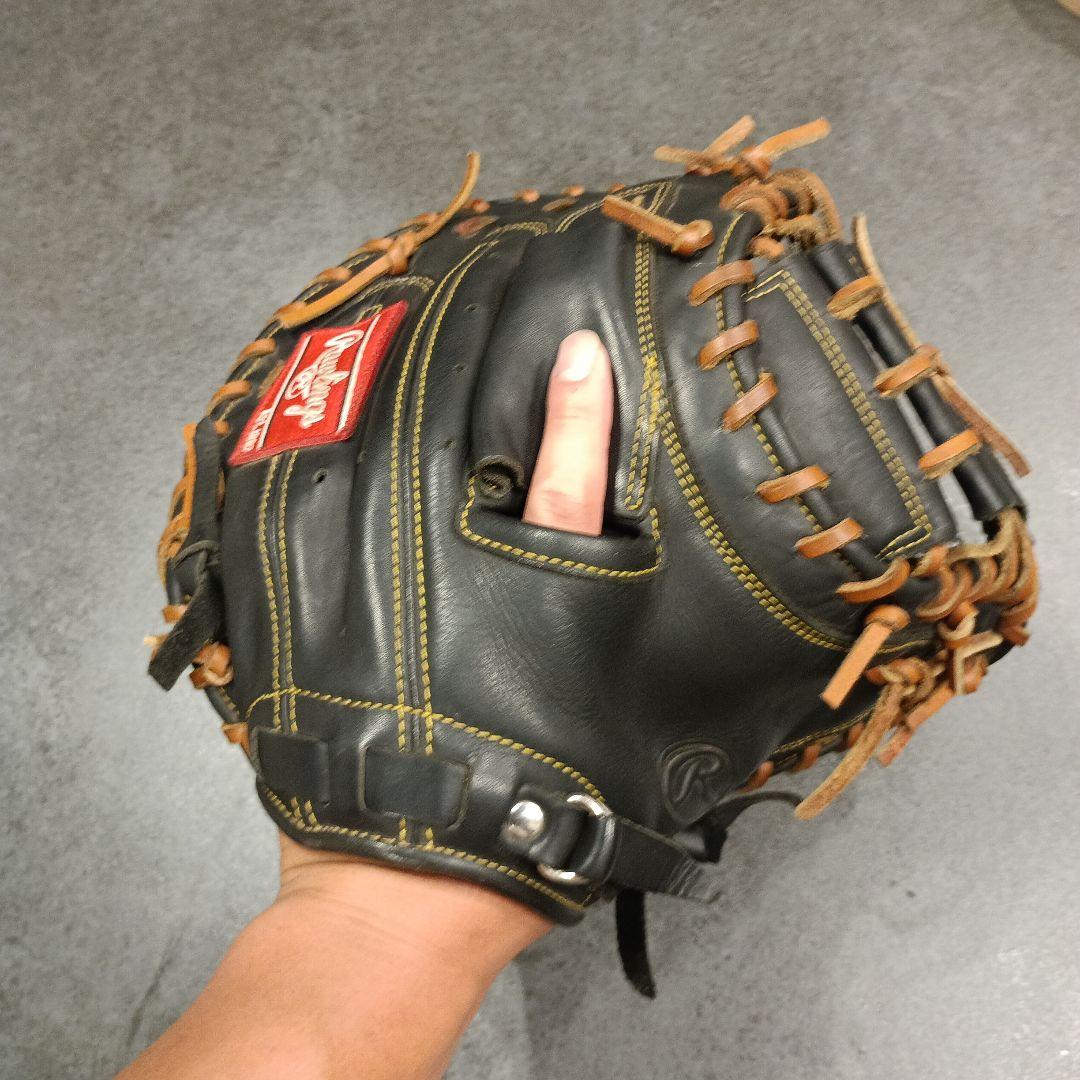 ぎゅさん専用　Rawlings 軟式グローブ 黒　キャッチャーミット