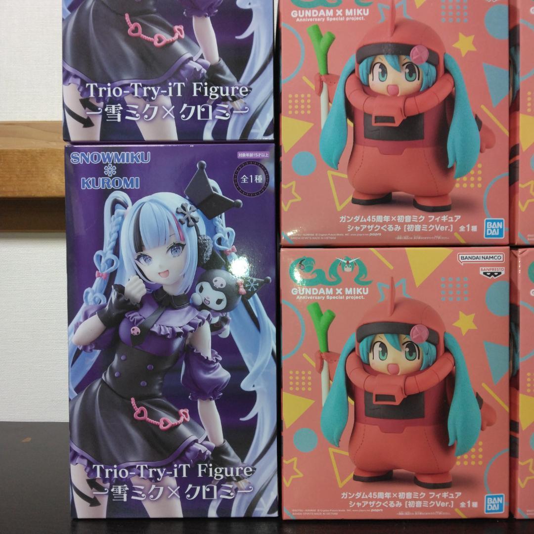 初音ミク シャアザクぐるみ 雪ミク×クロミー 3体セット 未開封