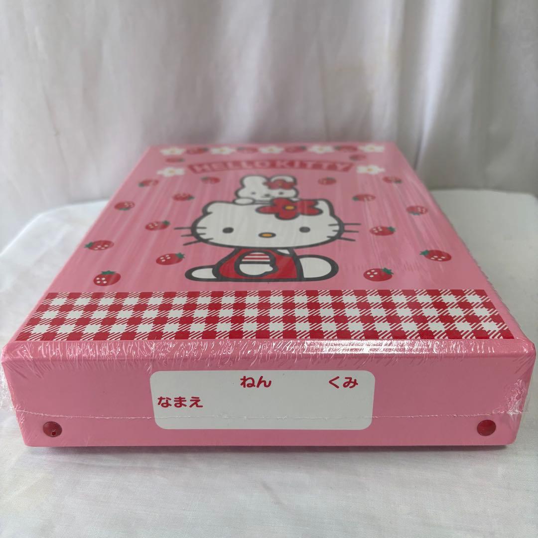 未開封】キティ お道具箱 1997年 日本製 当時物 サンリオ レ収納ケース 苺